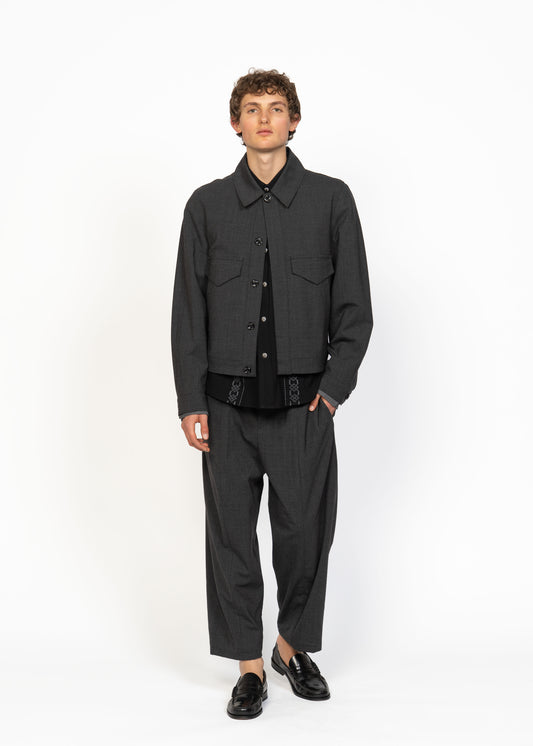 His Aviation Jacket Grey
