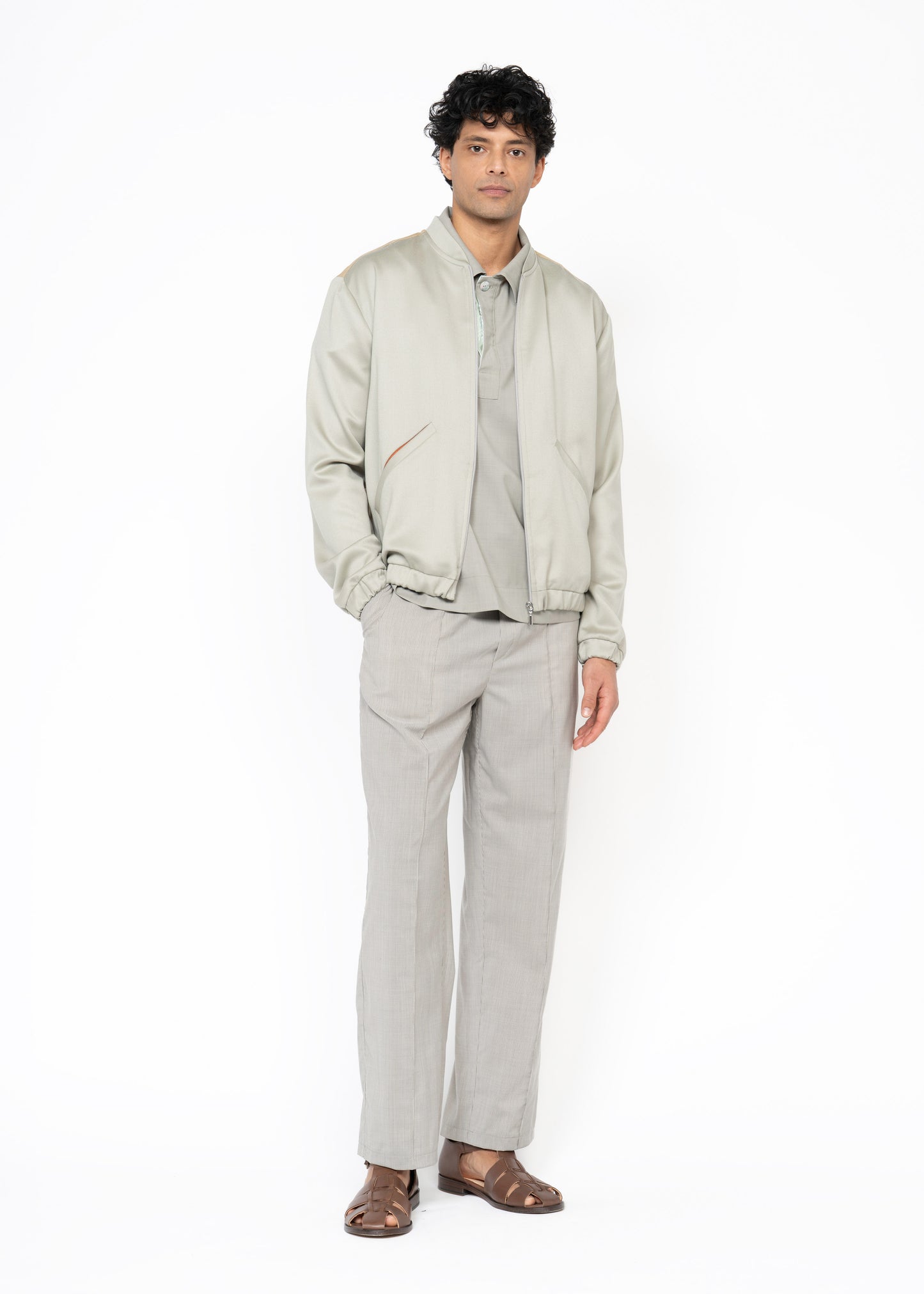 The Bomber Jacket / Light Green