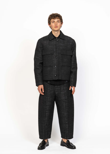 The Easy Jacket / Boucle Dark Dark Grey