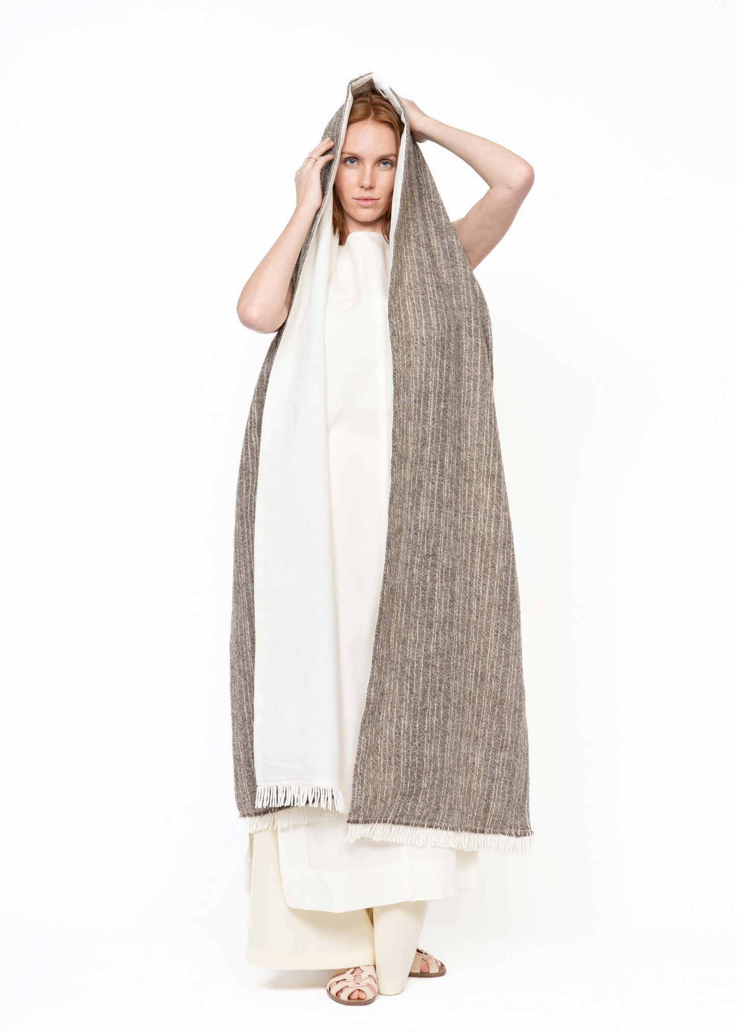 Her Shawl Handwoven Wool