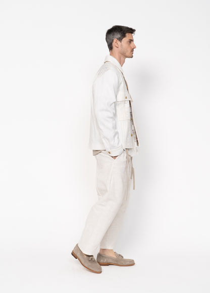 The Easy Jacket Handwoven / Off White
