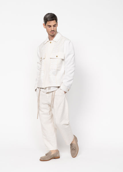 The Easy Jacket Handwoven / Off White