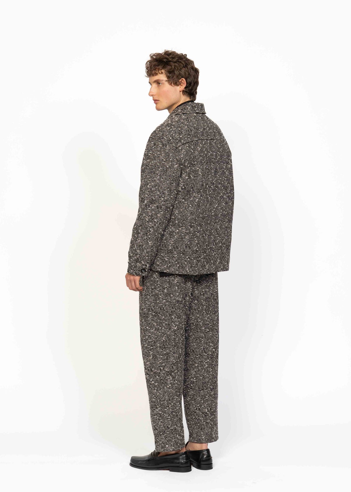 The Easy Jacket Bouclé Light Grey