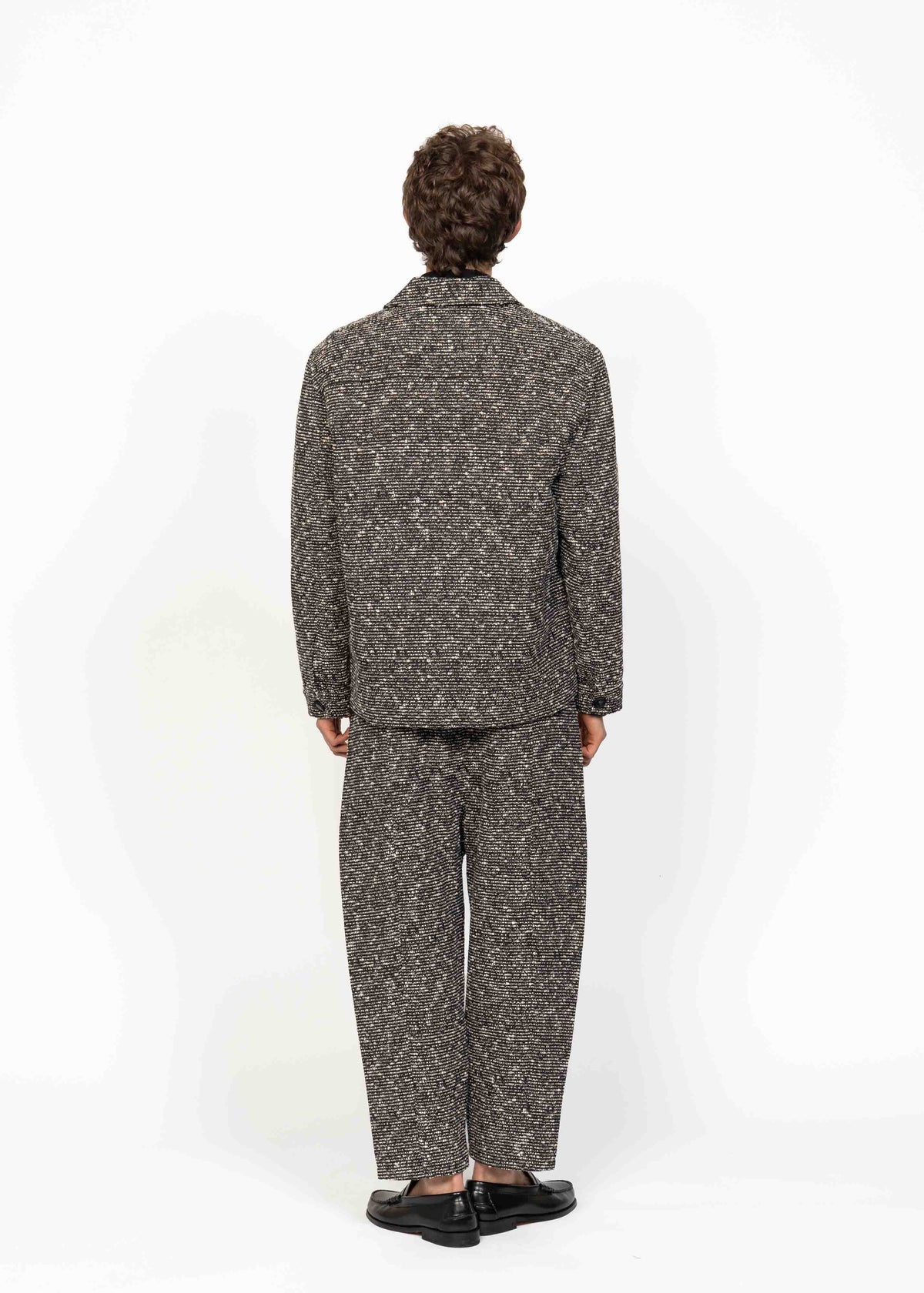 The Easy Jacket Bouclé Light Grey