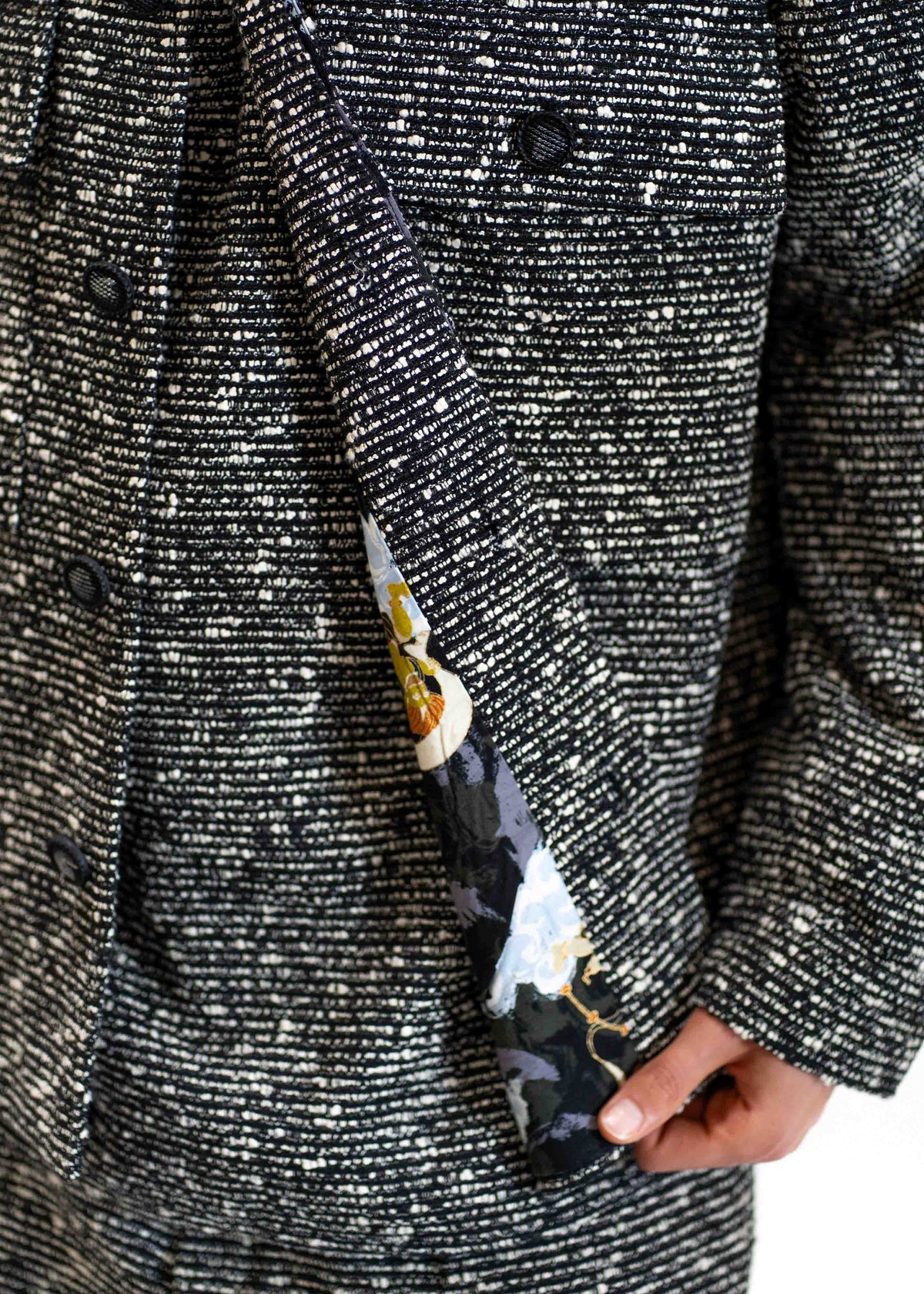The Easy Jacket Bouclé Light Grey