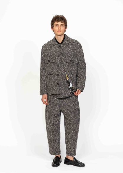 The Easy Jacket Bouclé Light Grey