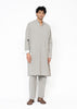 The Kaftan /  Dusty Sage / Pinstripe
