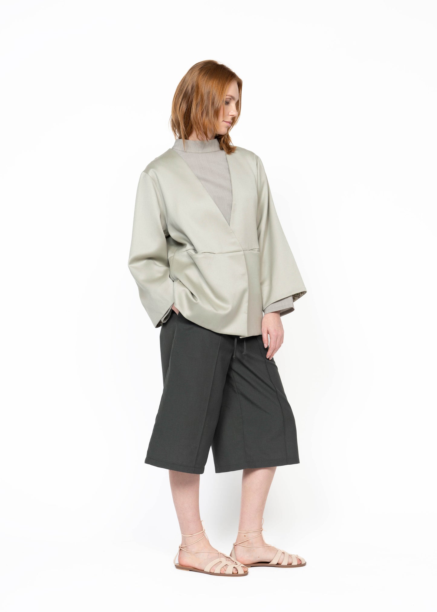 The Kimono Jacket / Mint Green