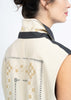 The Longline Gilet Beige Back