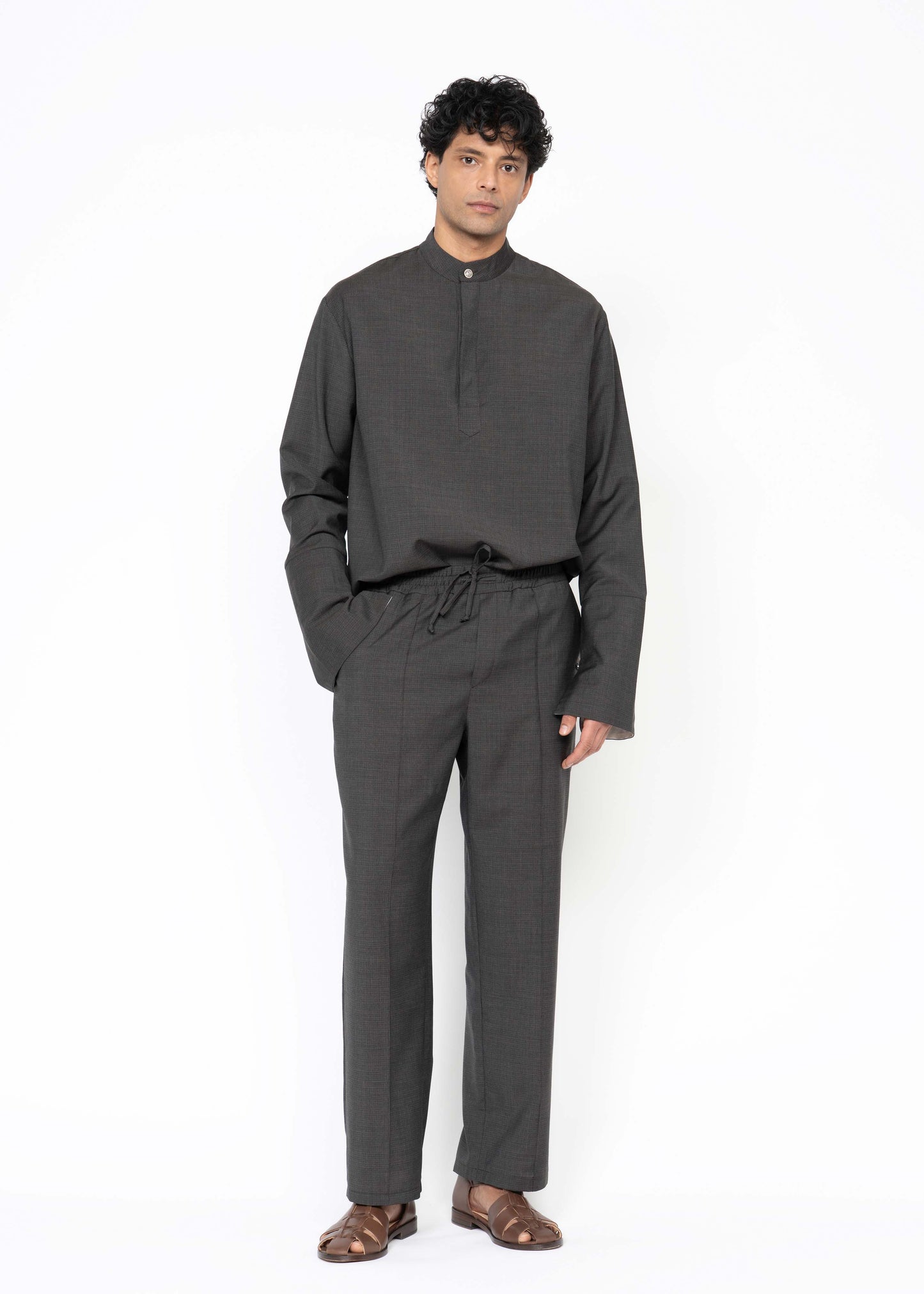 The Loose Fit Pants / Brown