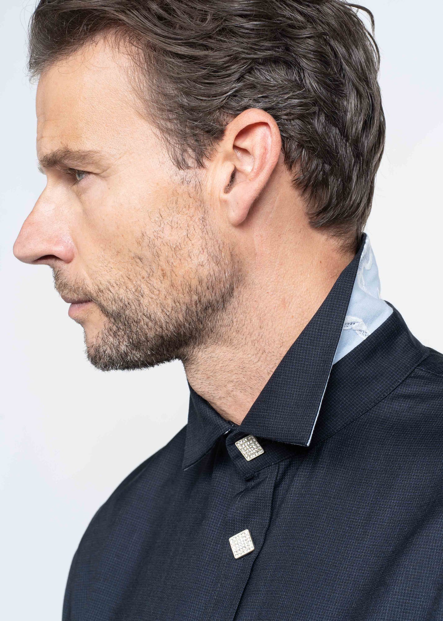 The Konstantin Shirt Blue / Prince of Wales Check