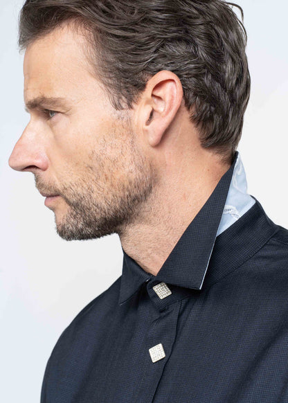 The Konstantin Shirt Blue / Prince of Wales Check