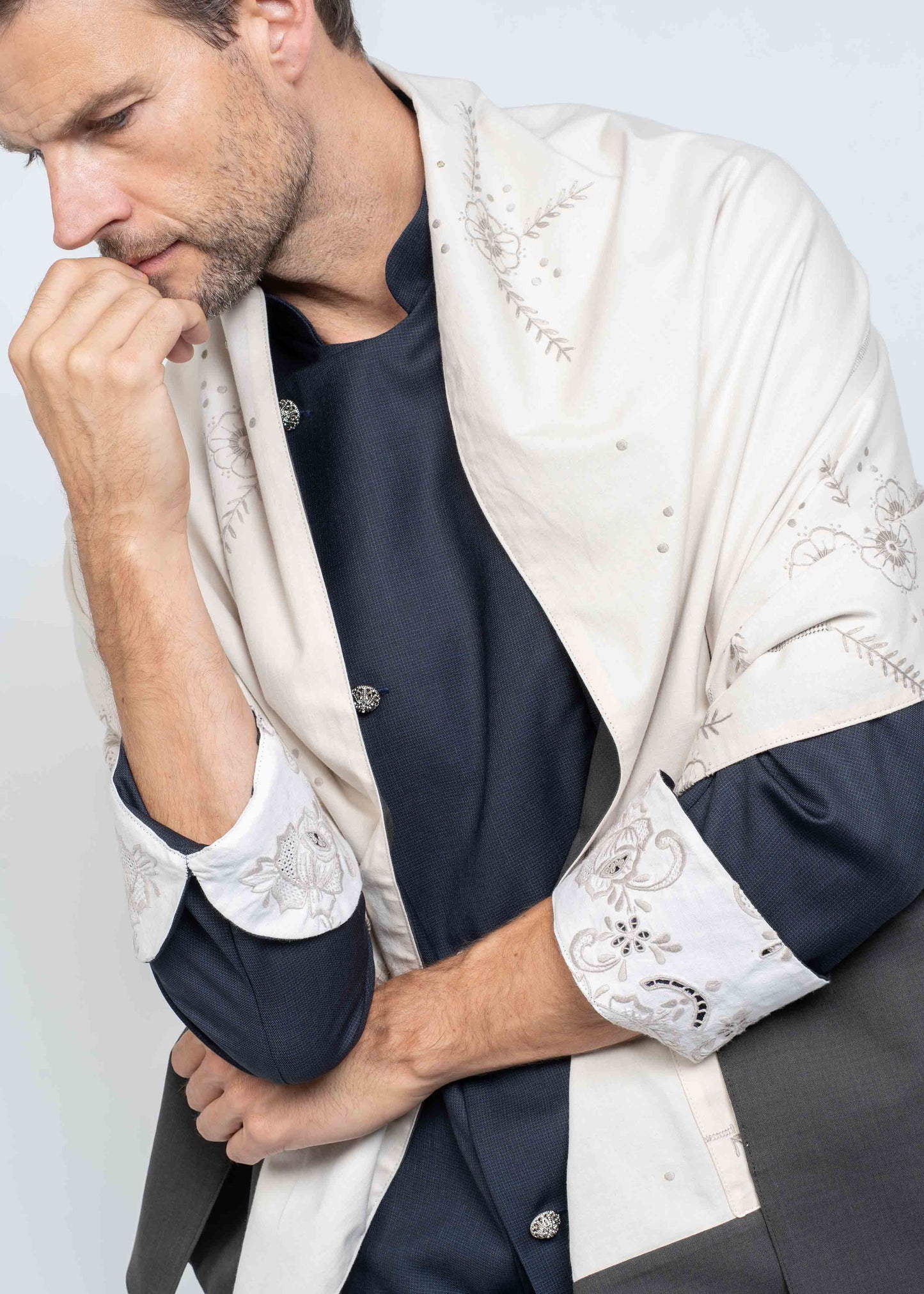 His Shawl Brown