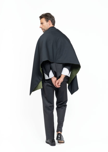 His Shawl Handwoven Green Flamma