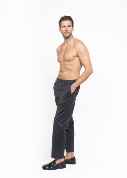 The Straight Leg Pants Dark Grey