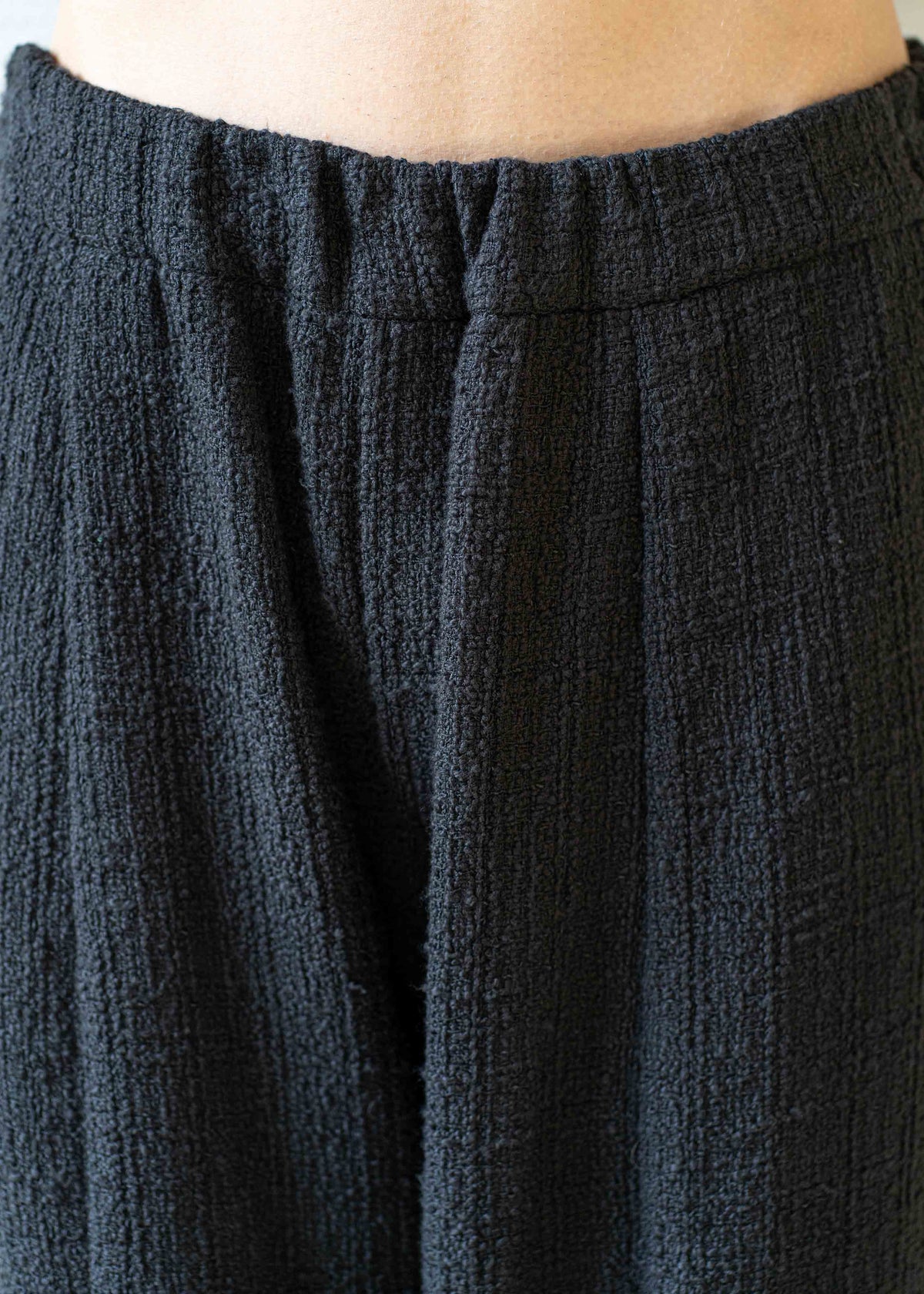 The Pants Black Bouclé