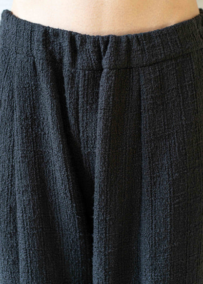 The Pants Black Bouclé