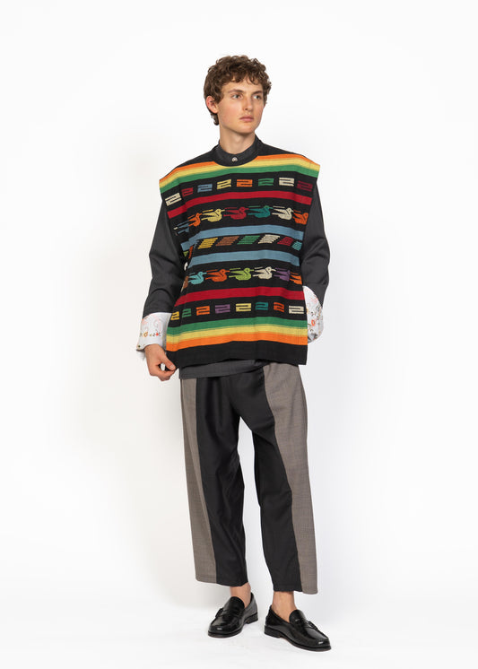 The Vest Handwoven / Peruvian Multicoloured