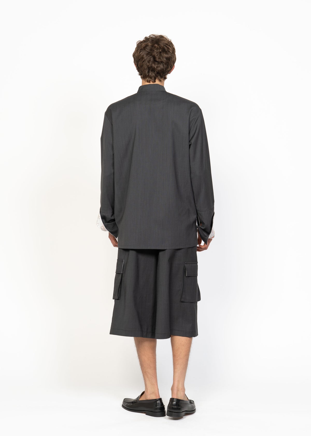 The Long Cuffs Shirt Charcoal