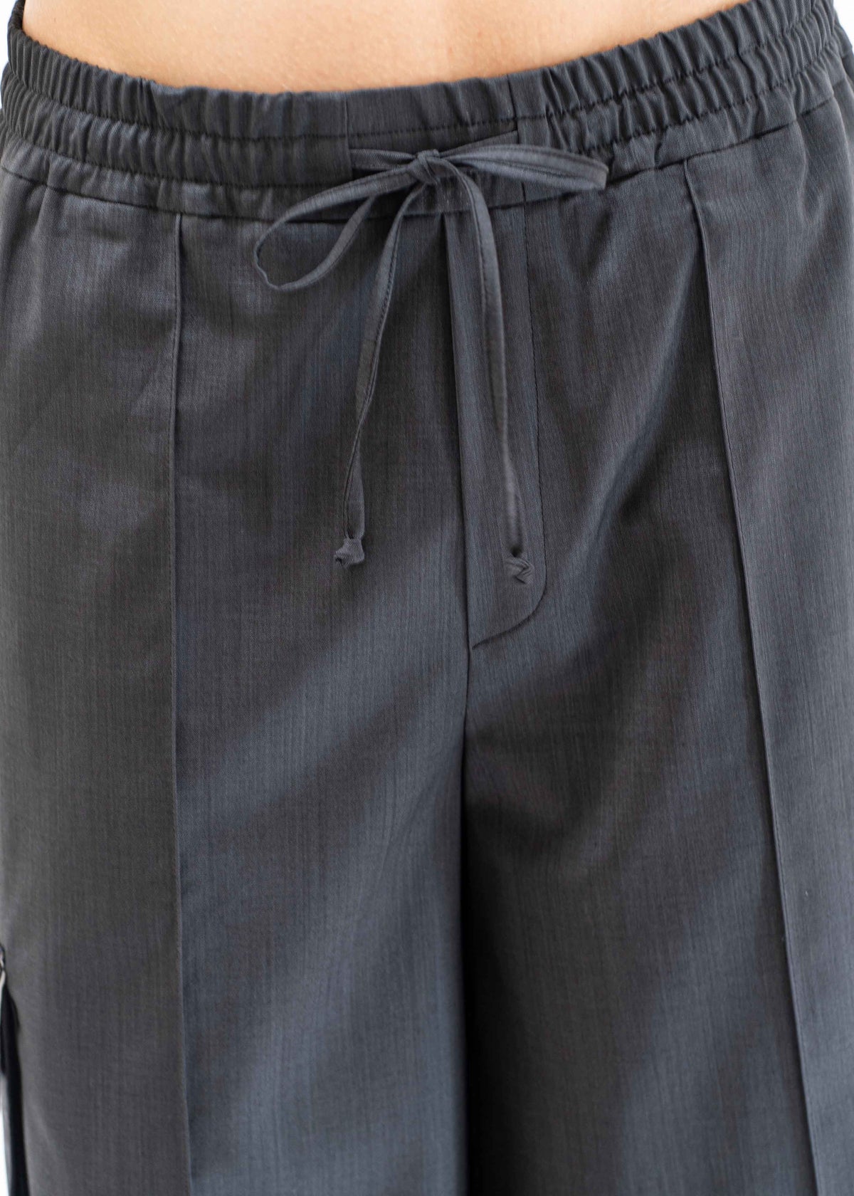 His Cargo Shorts in Charcoal