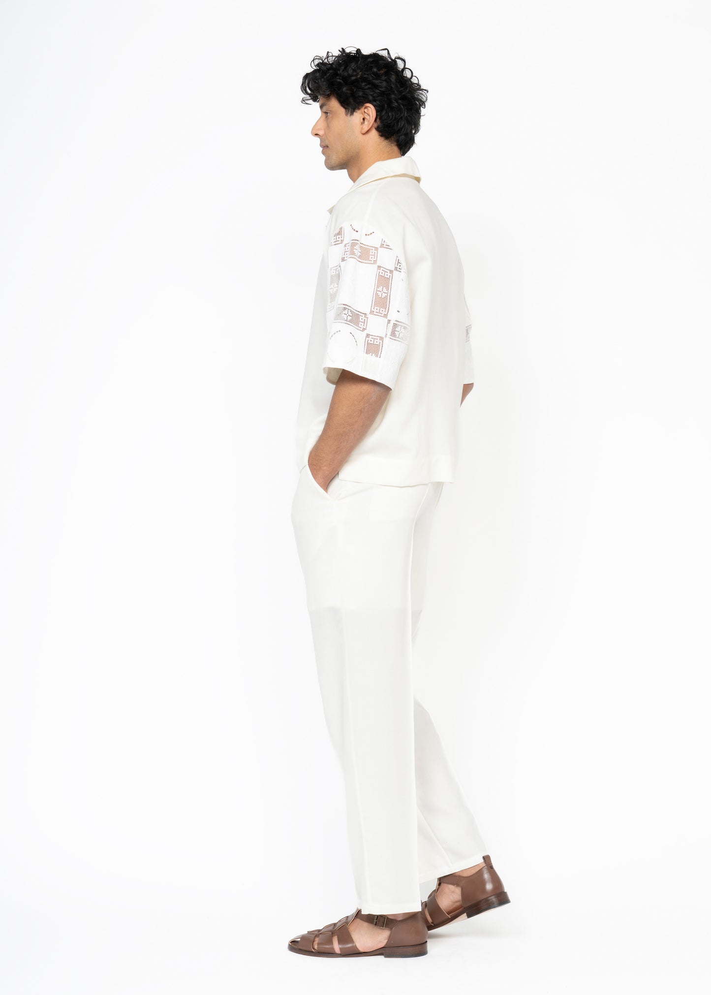 The Loose Fit Pants / White