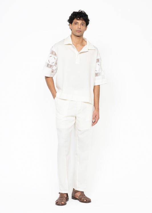 The Loose Fit Pants / White