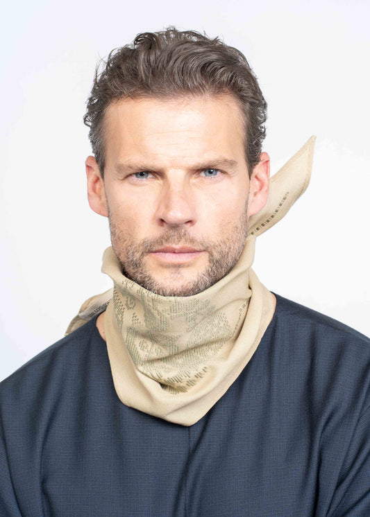 The Rhombus Scarf Beige