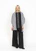 Her Shawl Double Face Light Grey/Carchoal