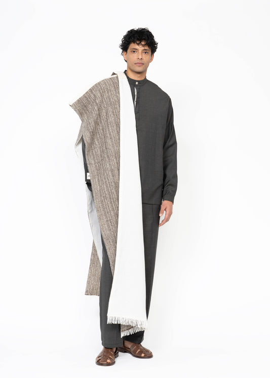 His Shawl Handwoven Wool