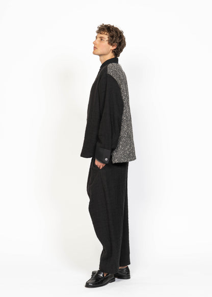 The Pants Black Bouclé