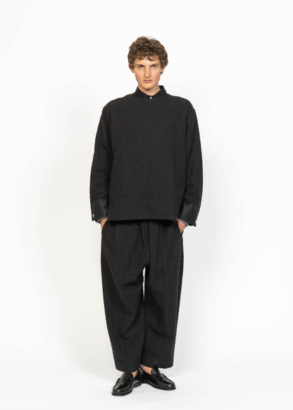The Pants Black Bouclé
