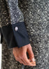 The Long Sleeve Shirt - Boucle Light Grey