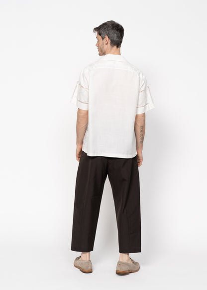 The André Shirt Cream and White