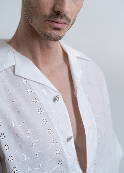The André Shirt French Flowers Two