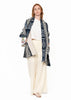 Her Shawl Handwoven Blue/Beige