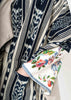Her Shawl Handwoven Blue/Beige