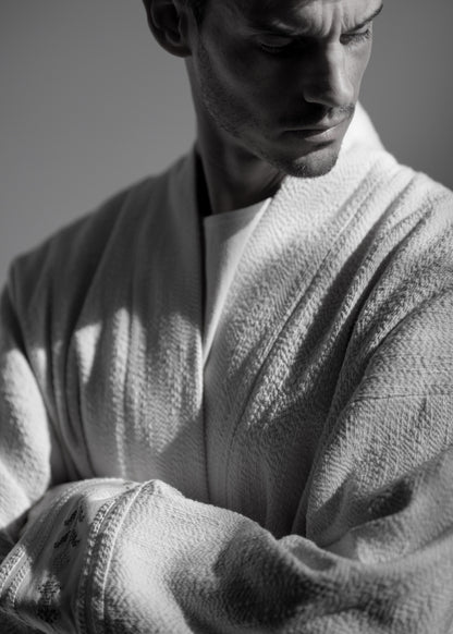 The Flamma Suit Bouclé / Ecru