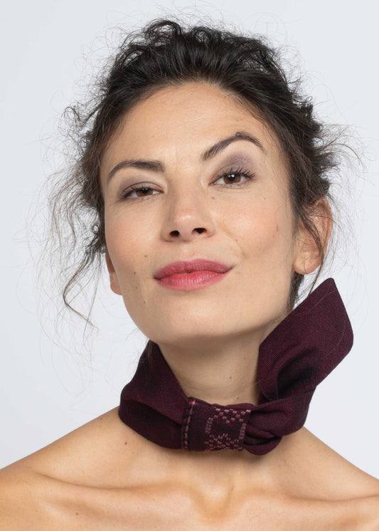 The Twilly Tie Burgundy