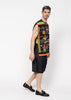The Vest  Handwoven / Multicolored / Black Back