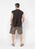 The Vest Brick Red German Embroidery / Brown Back