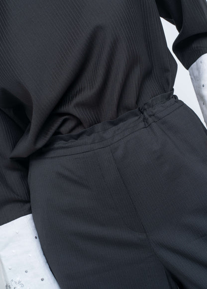 The Wide Pants Black