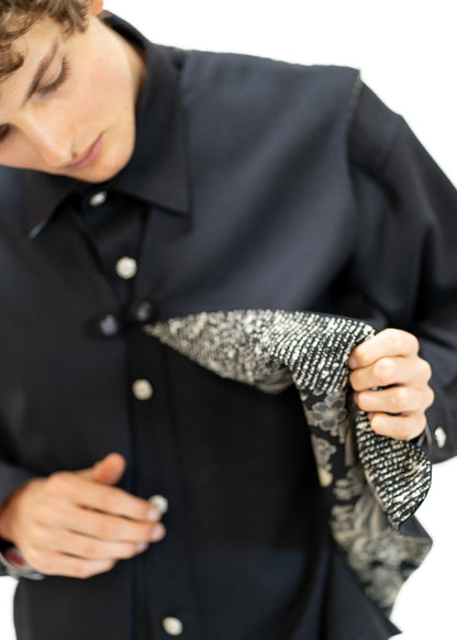 His Gilet Black